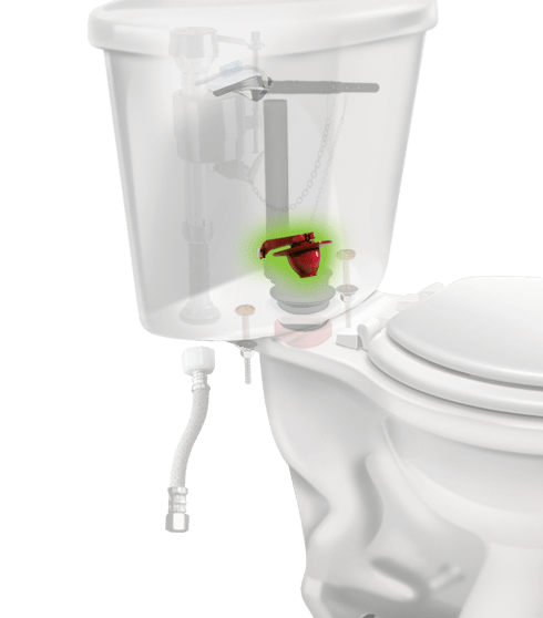 How To Fix A Toilet Tank Parts Repair Fluidmaster - Bathroom Toilet Water Valve Leak