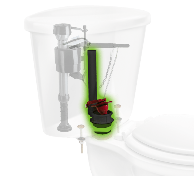 Toilet Cistern Water-Saving Push Button Flush Valve for 60-75mm Drainage 