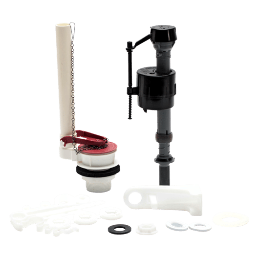 FLUSHDADDY LongLife Fill & Flush Valve & More Toilet Repair Kit Cistern Spares 
