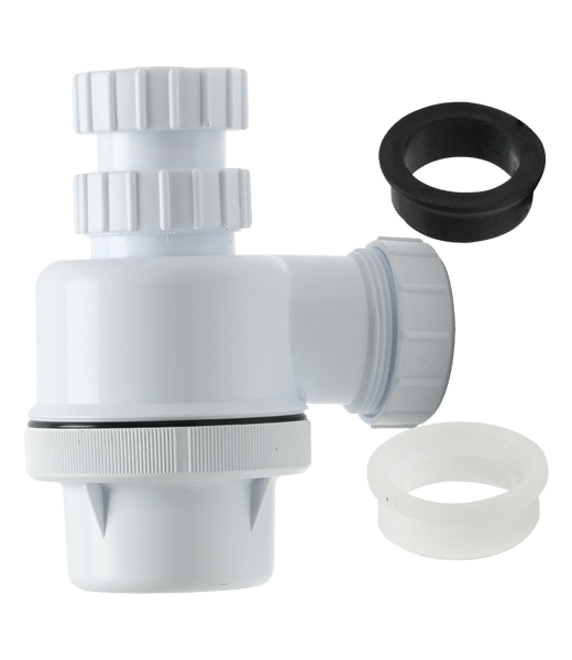 ZB37025DB Universal Telescopic Bottle Trap 76mm seal, AntiVac, 32