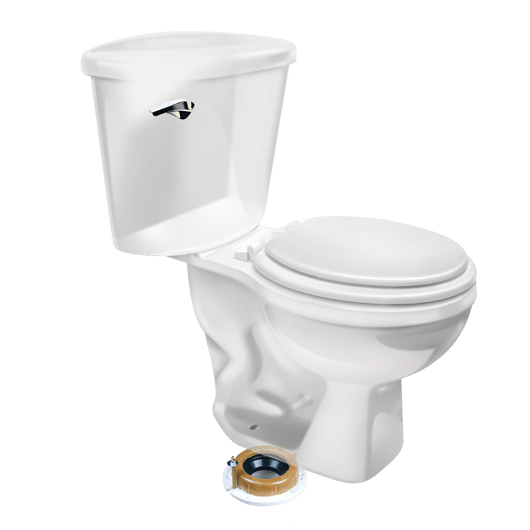 Danco WC-Installationsset - Perfect Seal Wachsring & Zero Cut Bolzen