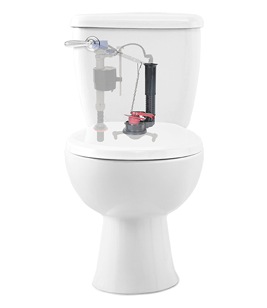 DOITOOL Lot de 2 boulons et rondelles pour réservoir de toilettes - Kit de  réparation de cuvette - Boulons et joints d'étanchéité