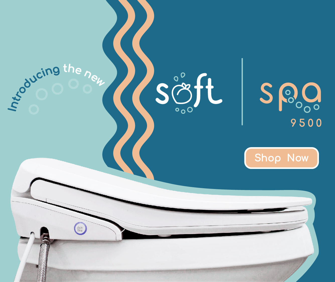 Fluidmaster Soft Spa 9500 Electronic Bidet Toilet Seat