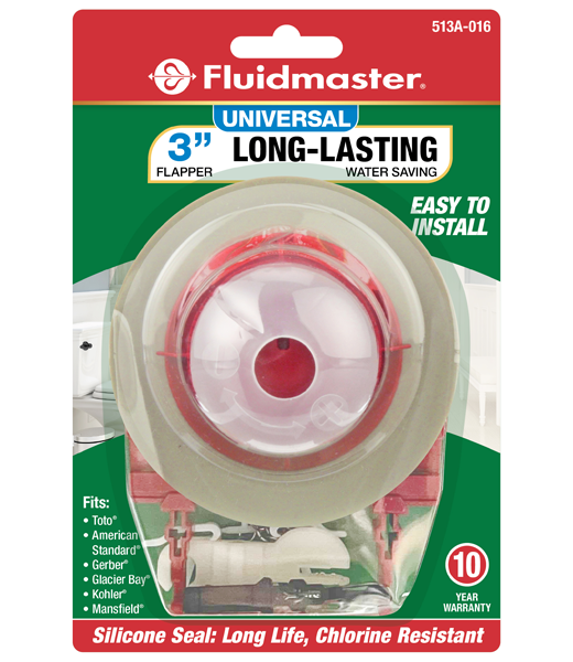 KOHLER and others Fluidmaster Pro58 3" Flapper Fits TOTO,AMS 