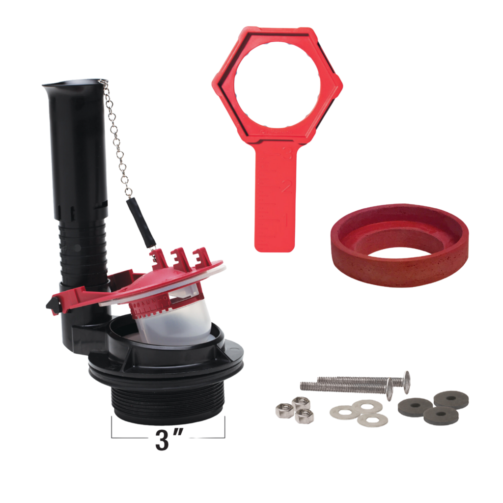 K540A015 Universal 3in Flush Valve Repair Kit with Tool Fluidmaster